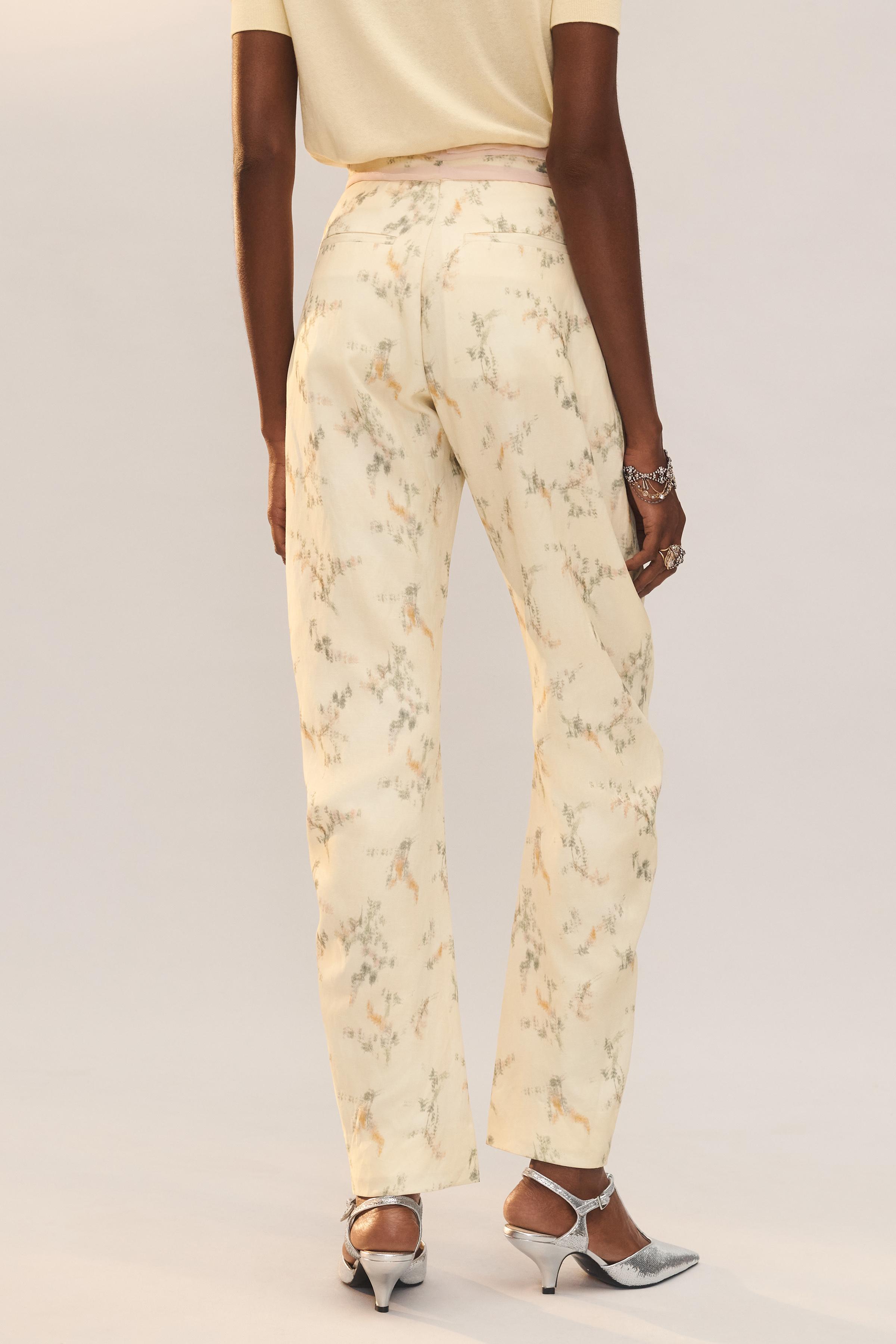 PANTALON IMPRIMÉ FLEURS ÉDITION LIMITÉE